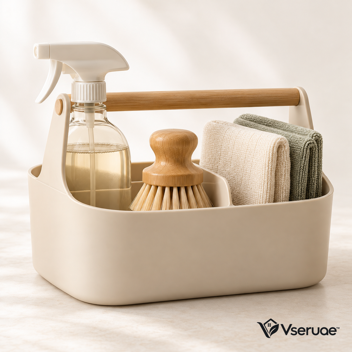 Vseruae™ Everyday Cleaning Essentials Caddy — branded hero