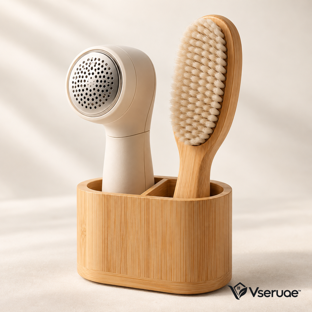 Vseruae™ Reusable Lint Remover & Garment Brush Kit — branded hero