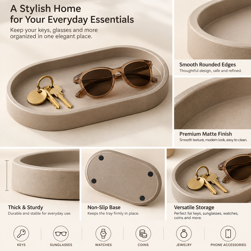 Vseruae™ Entryway Catchall Tray — additional view