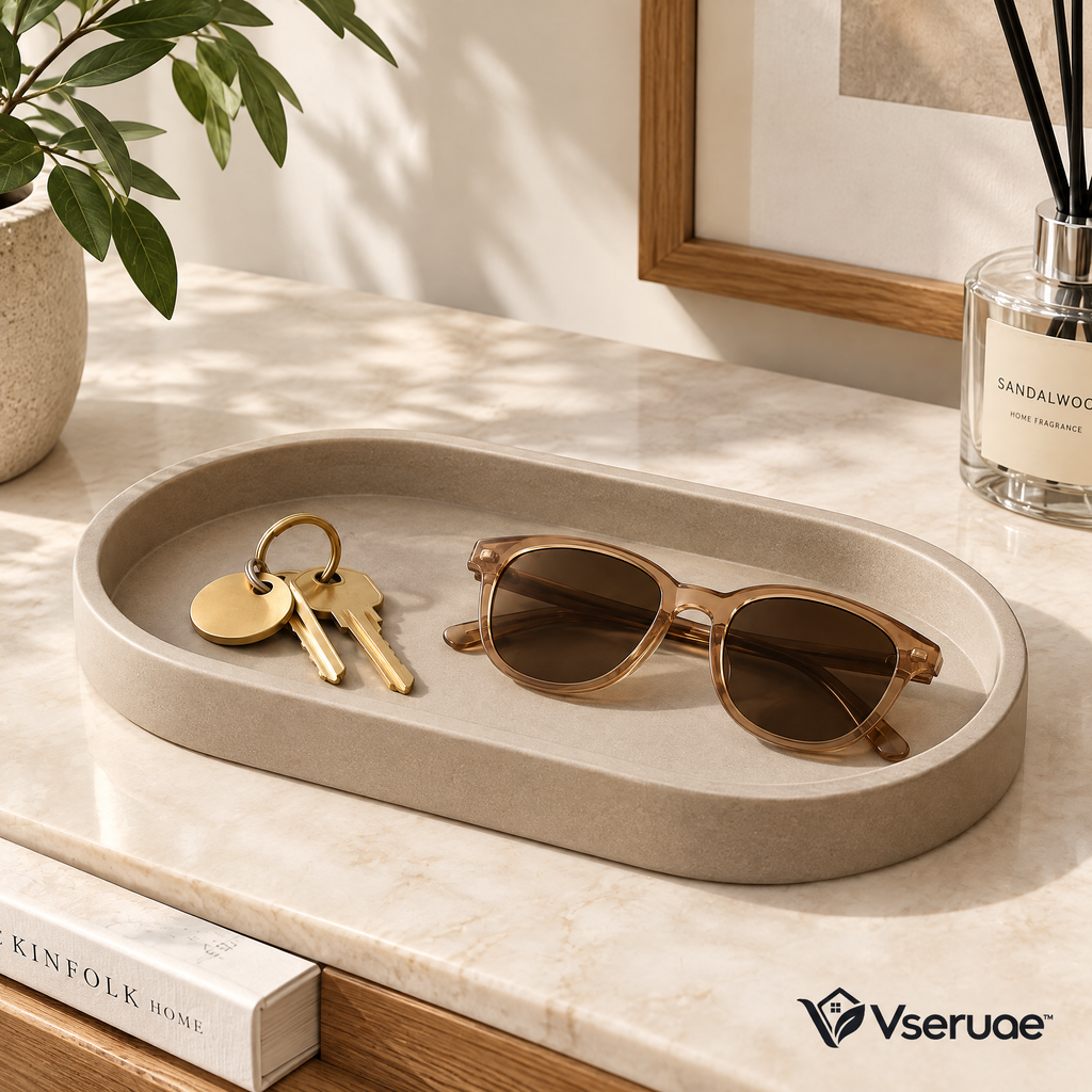 Vseruae™ Entryway Catchall Tray — styled setting